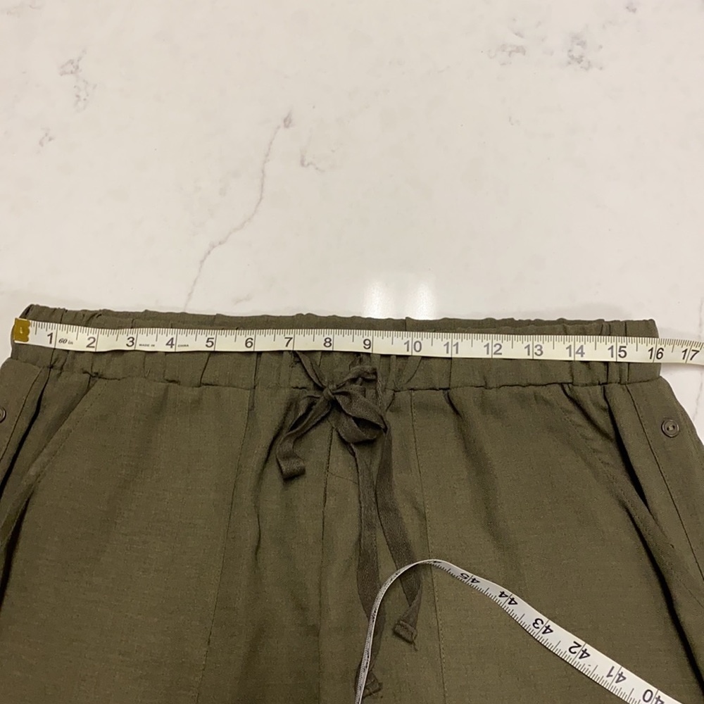 Doe & Rae OLIVE GREEN PANTS - Picture 7 of 9